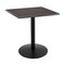 Holland Bar Stool Co 36" Tall In/Outdoor All-Season Table, 30" x 30" Square Charcoal Top OD214-2236BWOD30SQChar - alternate 1